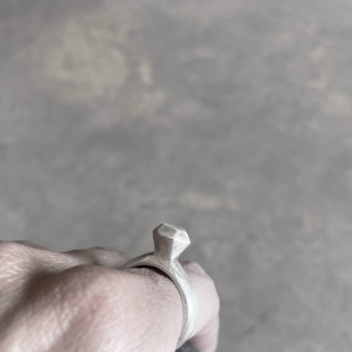 "diamond" ring / "טבעת "יהלום - studio oh design