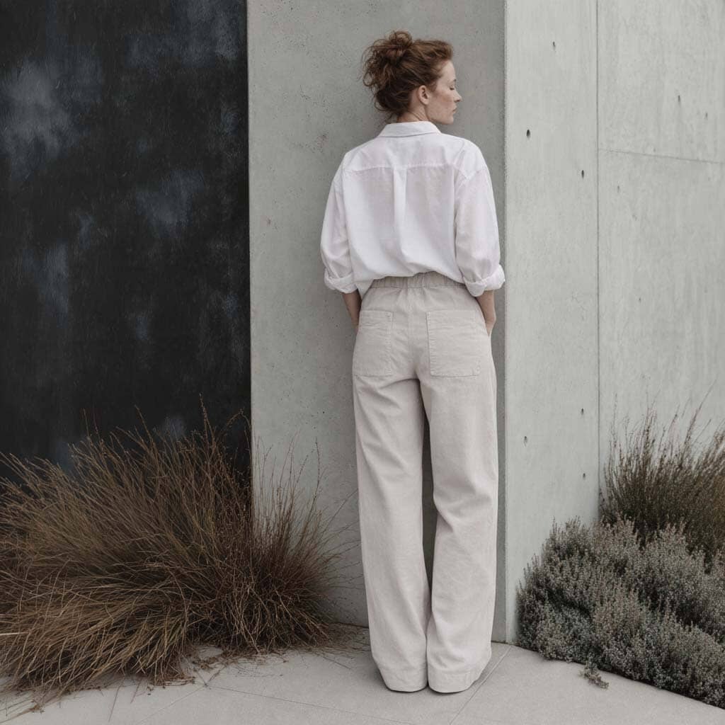 corduroy shine PANTS / מכנסי שיין קורדורוי בשני צבעים - studio oh design