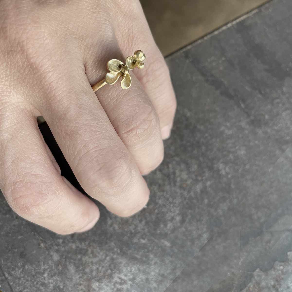 Botanical ring / טבעת בוטנית - studio oh design