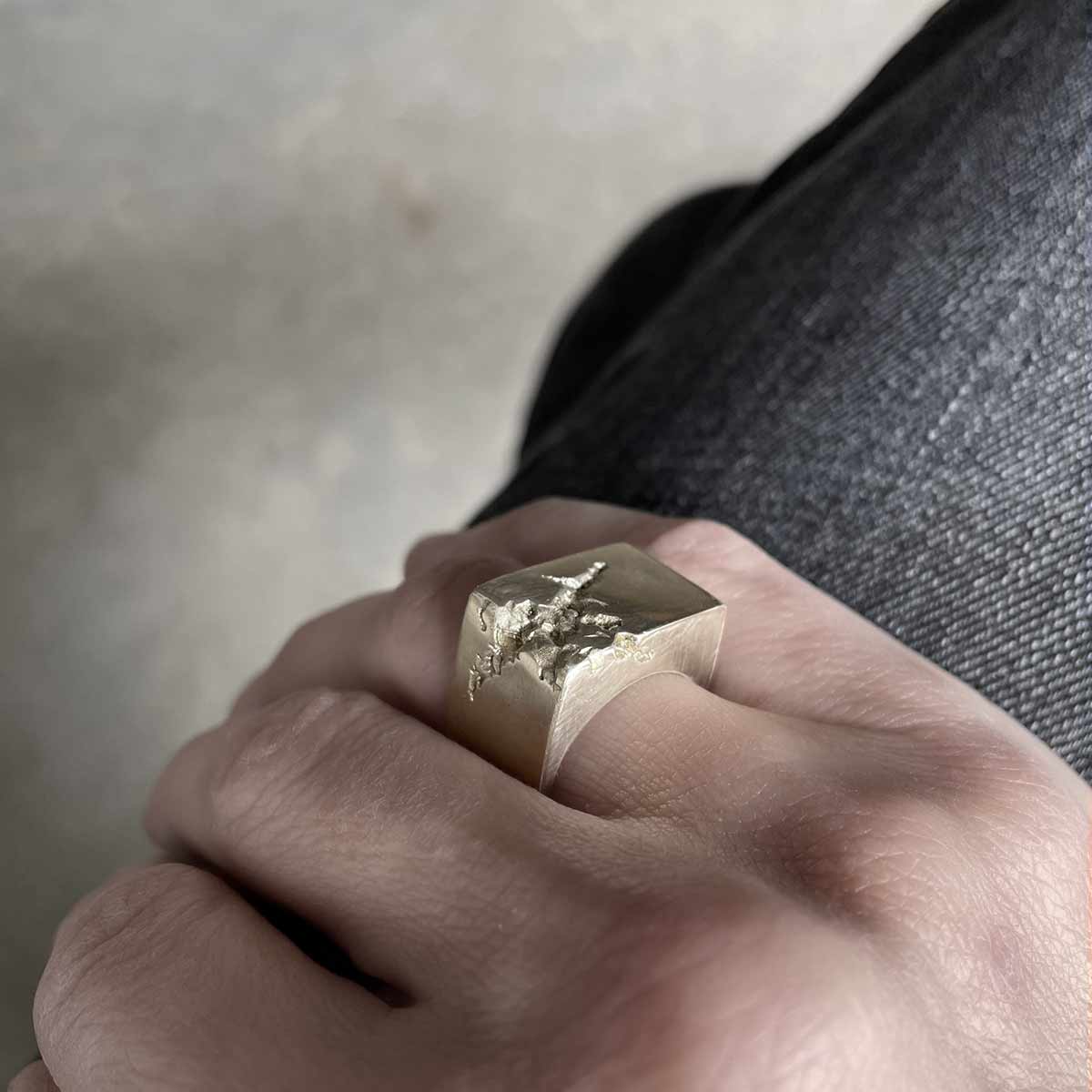 Destruction ring / טבעת דסטרקשן - studio oh design