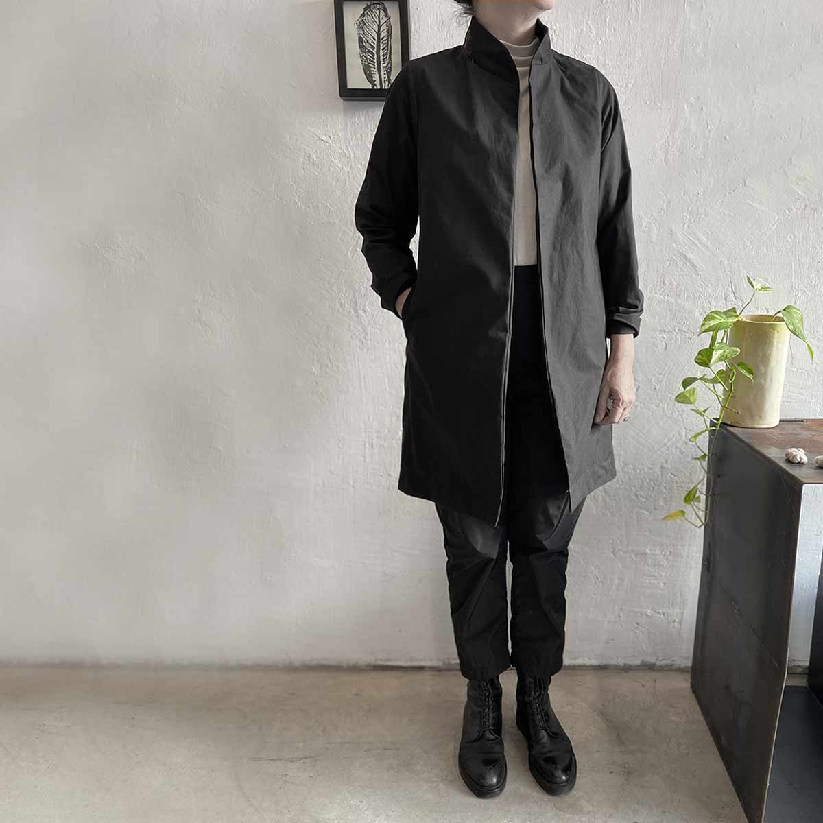 long koto jacket - drill / קוטו ג&#39;קט ארוך דריל - studio oh design