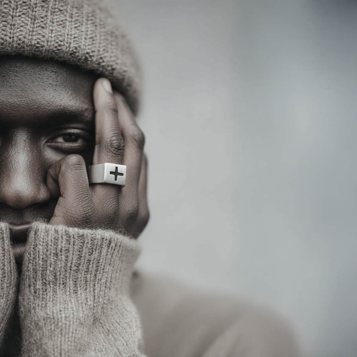 silver plus ring / טבעת פלוס כסף - studio oh design