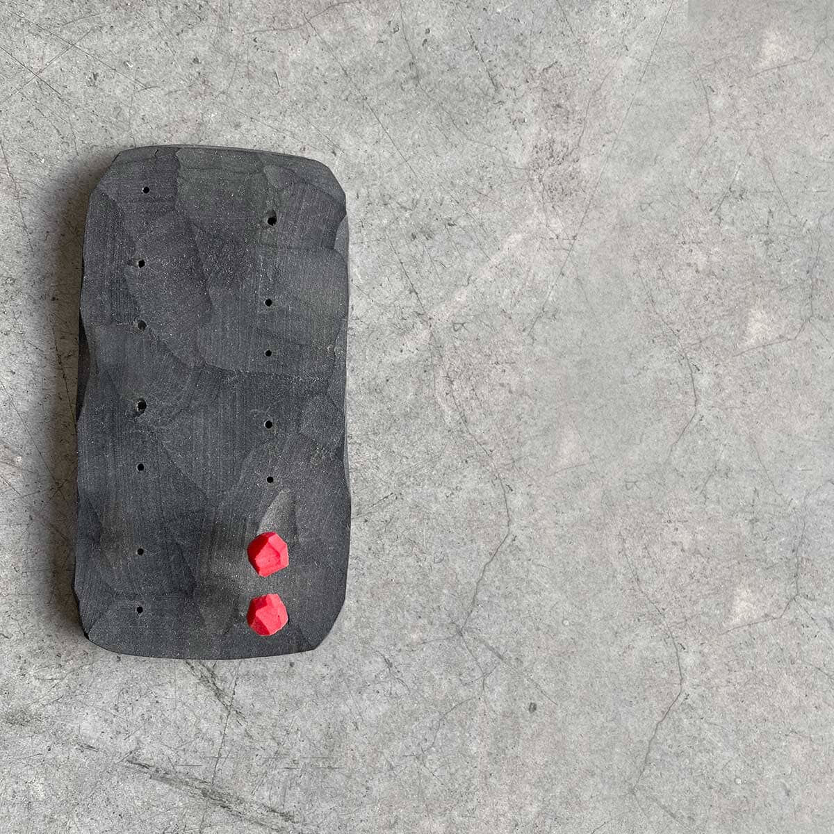 polymer gem stud earrings / עגילי פולימר - studio oh design