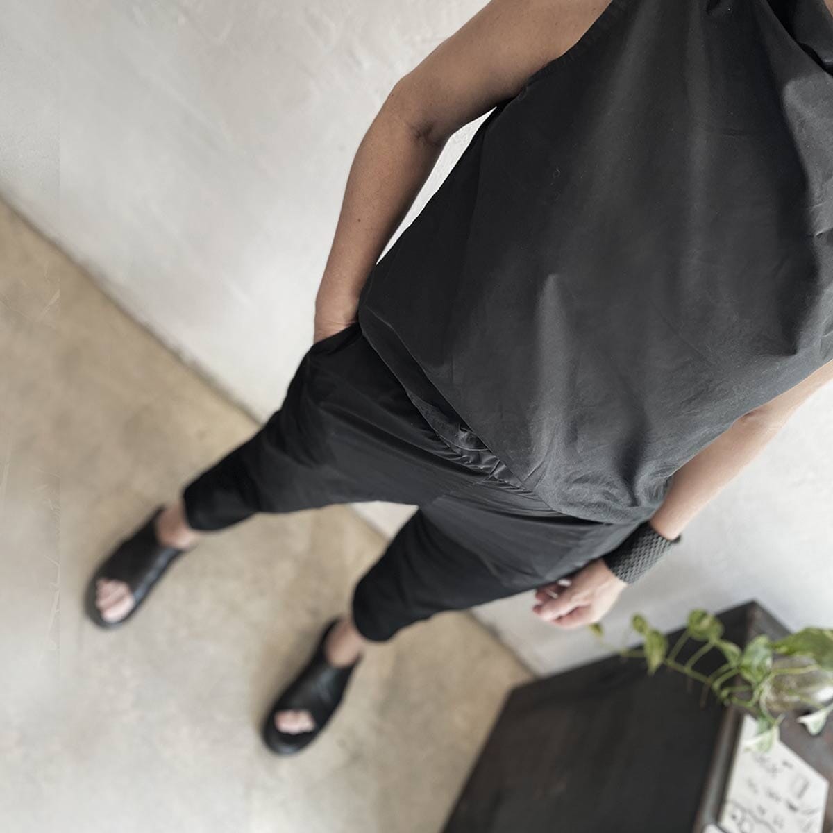 Nylon tigress PANTS / מכנסי נמרה מבד ניילון - studio oh design