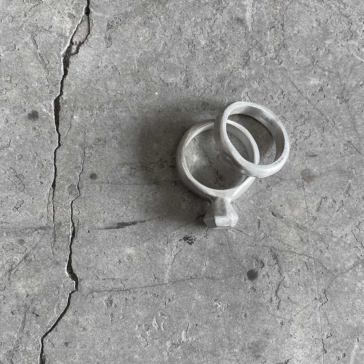 "diamond" ring / "טבעת "יהלום - studio oh design