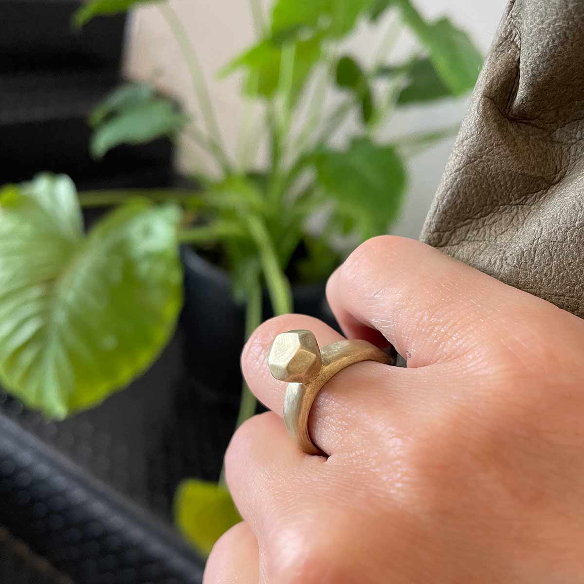 "diamond" ring / "טבעת "יהלום - studio oh design