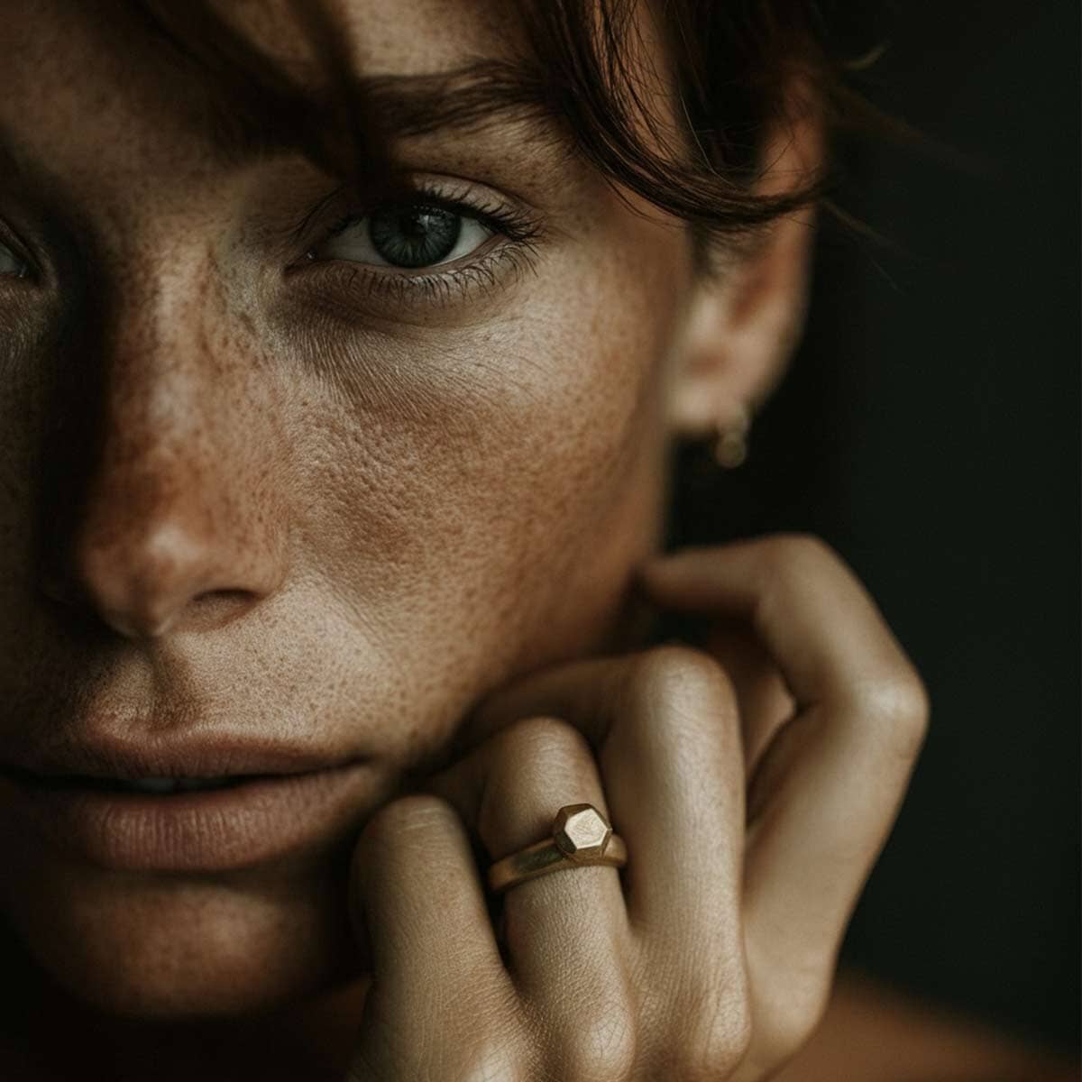 "diamond" ring / "טבעת "יהלום - studio oh design