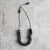 black Hectic necklace /  שרשרת הקטיק שחור - studio oh design