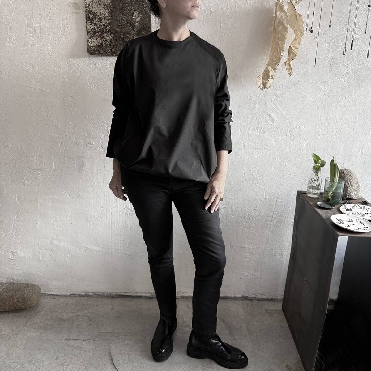 black ireen TOP / חולצת איירין - studio oh design