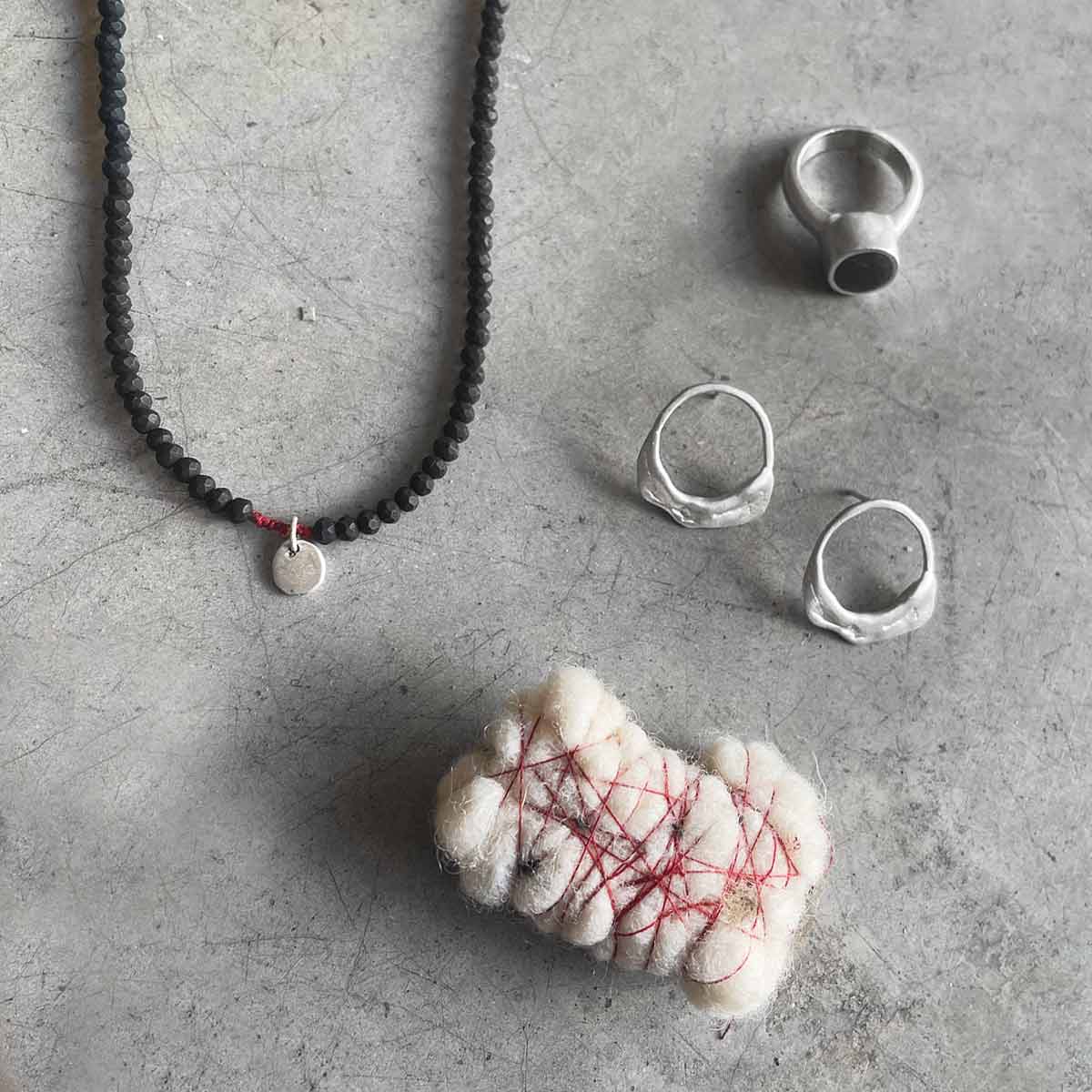 JADE earrings /  עגילי ג'ייד - studio oh design