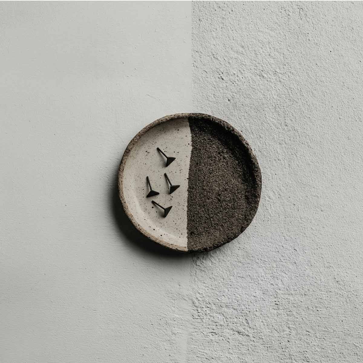 Silver Triangle Stud Earrings / unisex / עגילי משולש צמודים - studio oh design