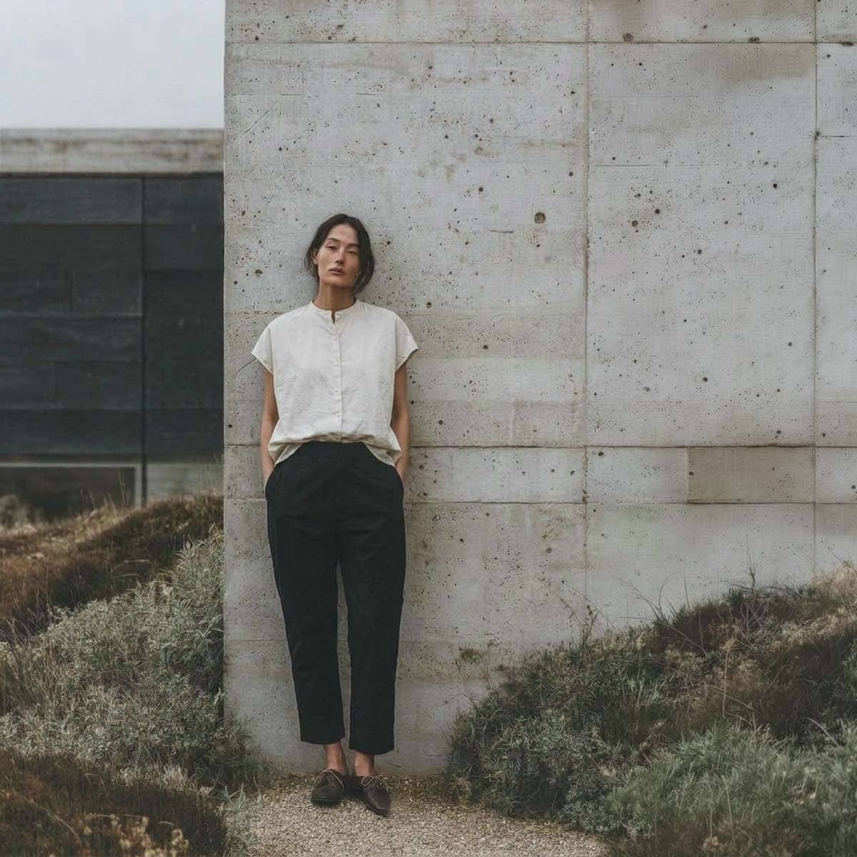 stone Japanese top /  חולצה יפנית אבן