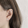 Amorphous square earrings /  עגילי ריבוע אמורפי - studio oh design