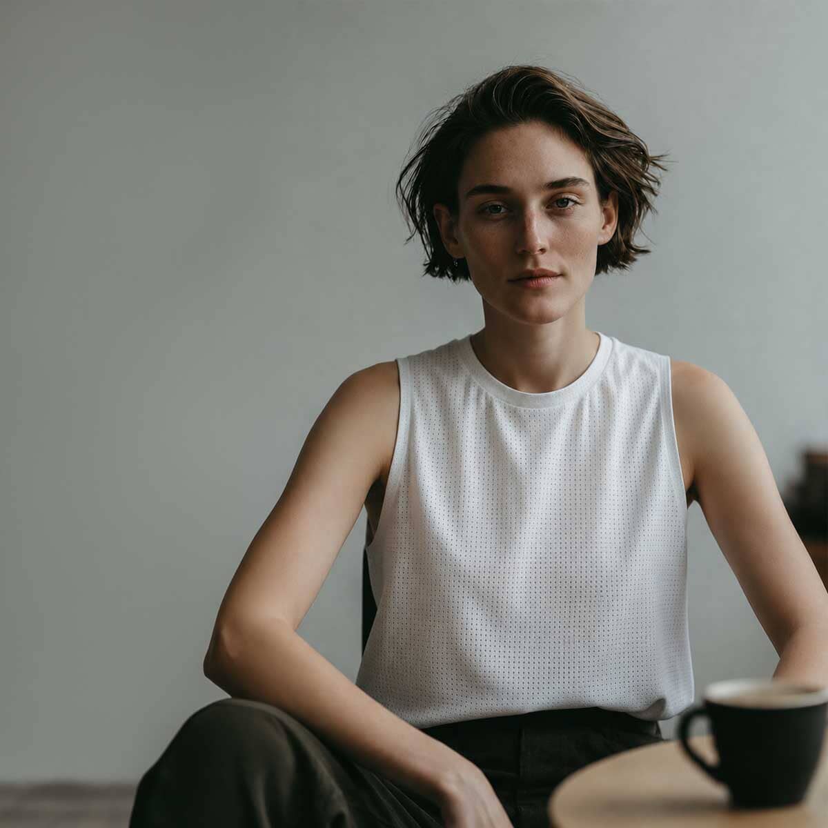 Ana white top  /  אנה לבנה