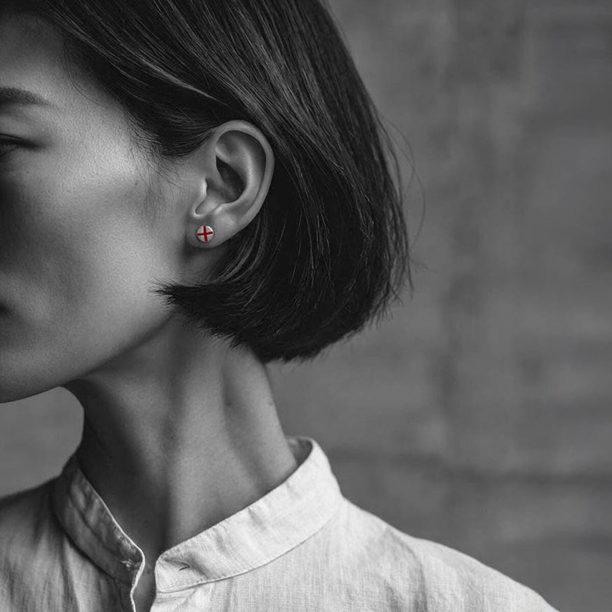 Disc X earrings / עגילי דיסק איקס - studio oh design