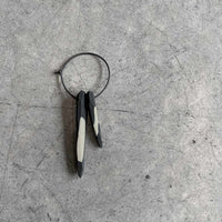 One Silver Drop gypsy Earring /   עגיל ג'יפסי קוצים בודד - studio oh design