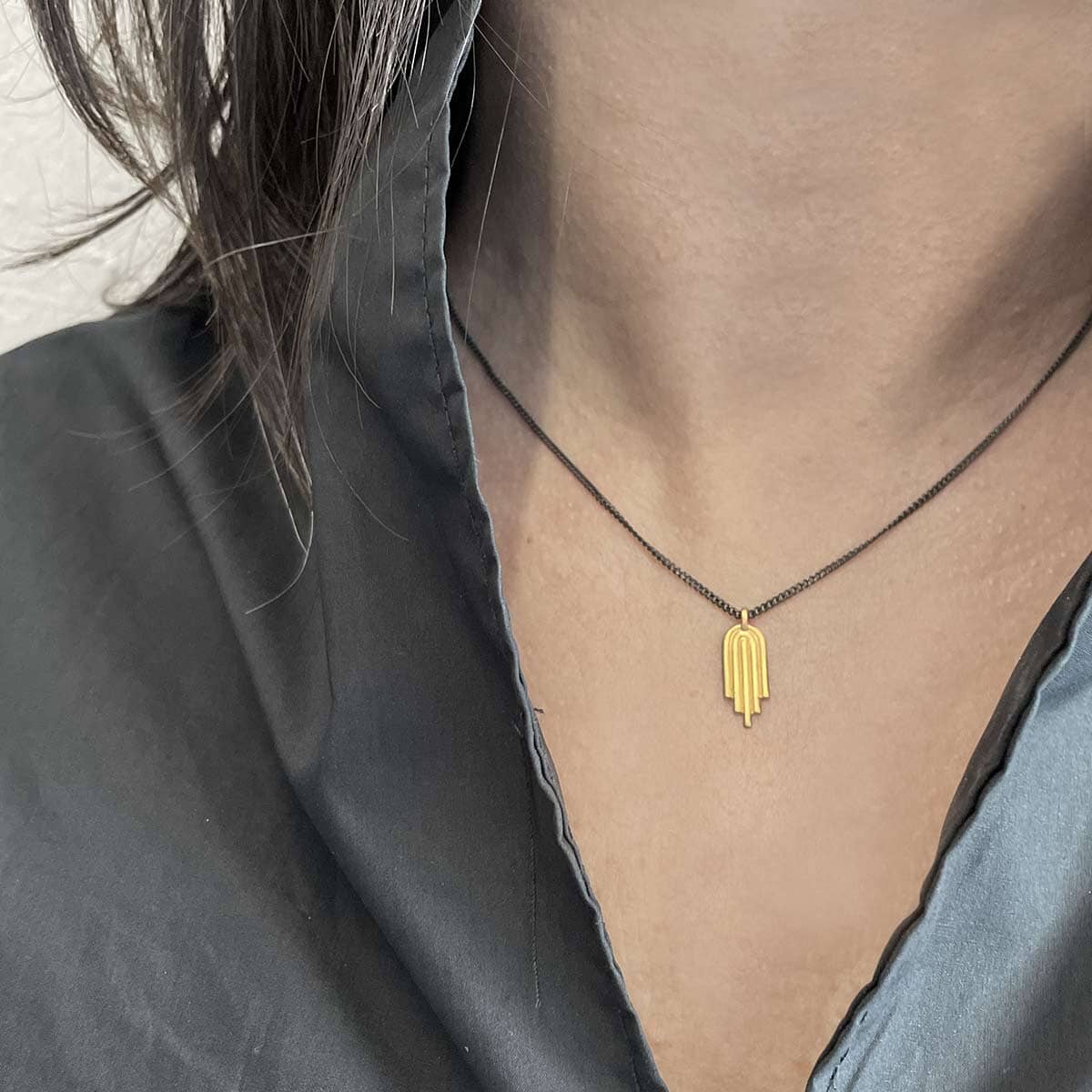 "hamsa" Necklace / שרשרת חמסה - studio oh design