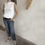 white holy top / חולצת הולי לבנה - studio oh design