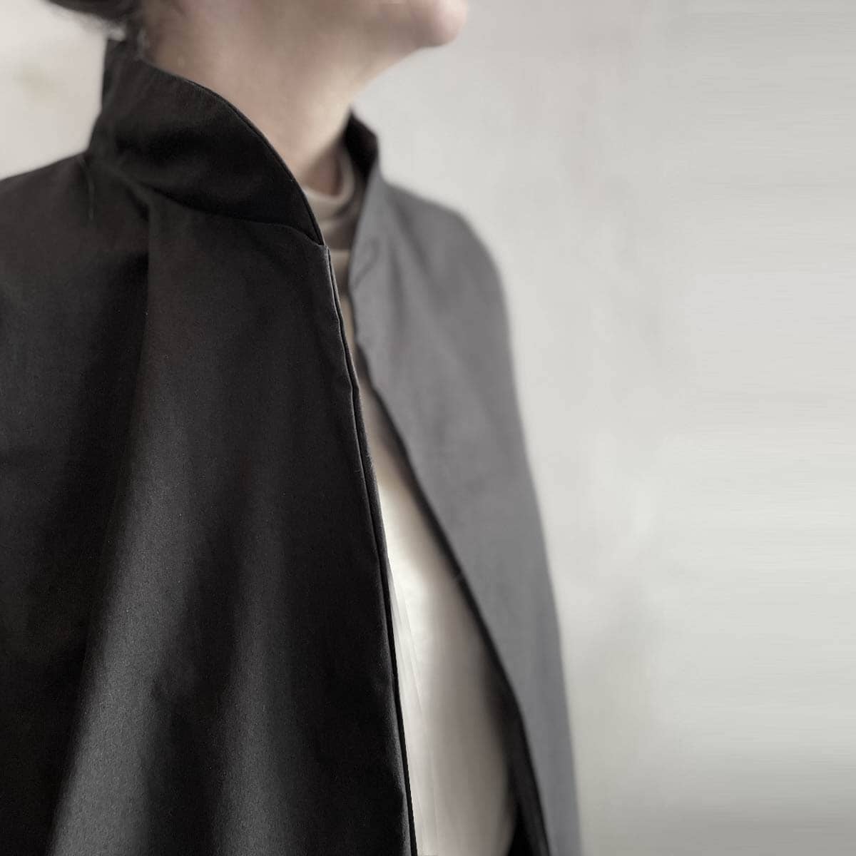 long koto jacket - drill / קוטו ג'קט ארוך דריל - studio oh design