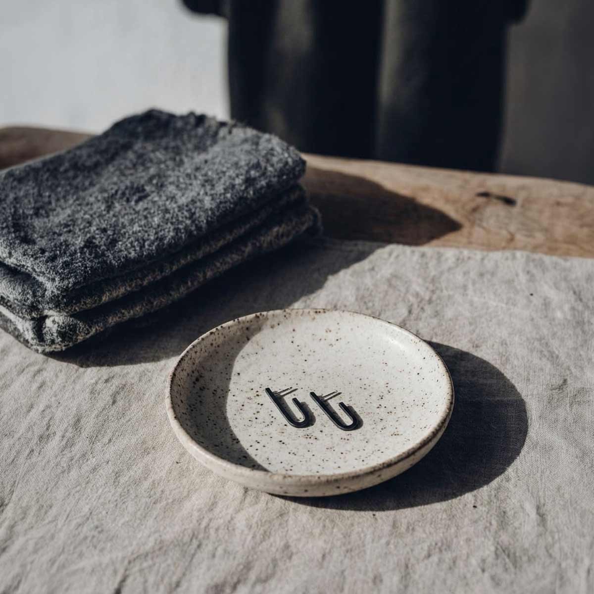 large narrow J earrings / צרים גדולים J עגילי - studio oh design