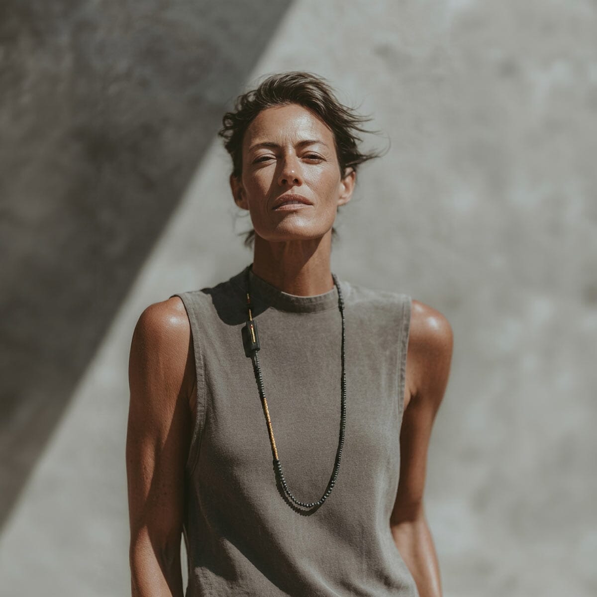 one of a kind BOHO necklace / שרשרת בוהו אורך ביניים - studio oh design