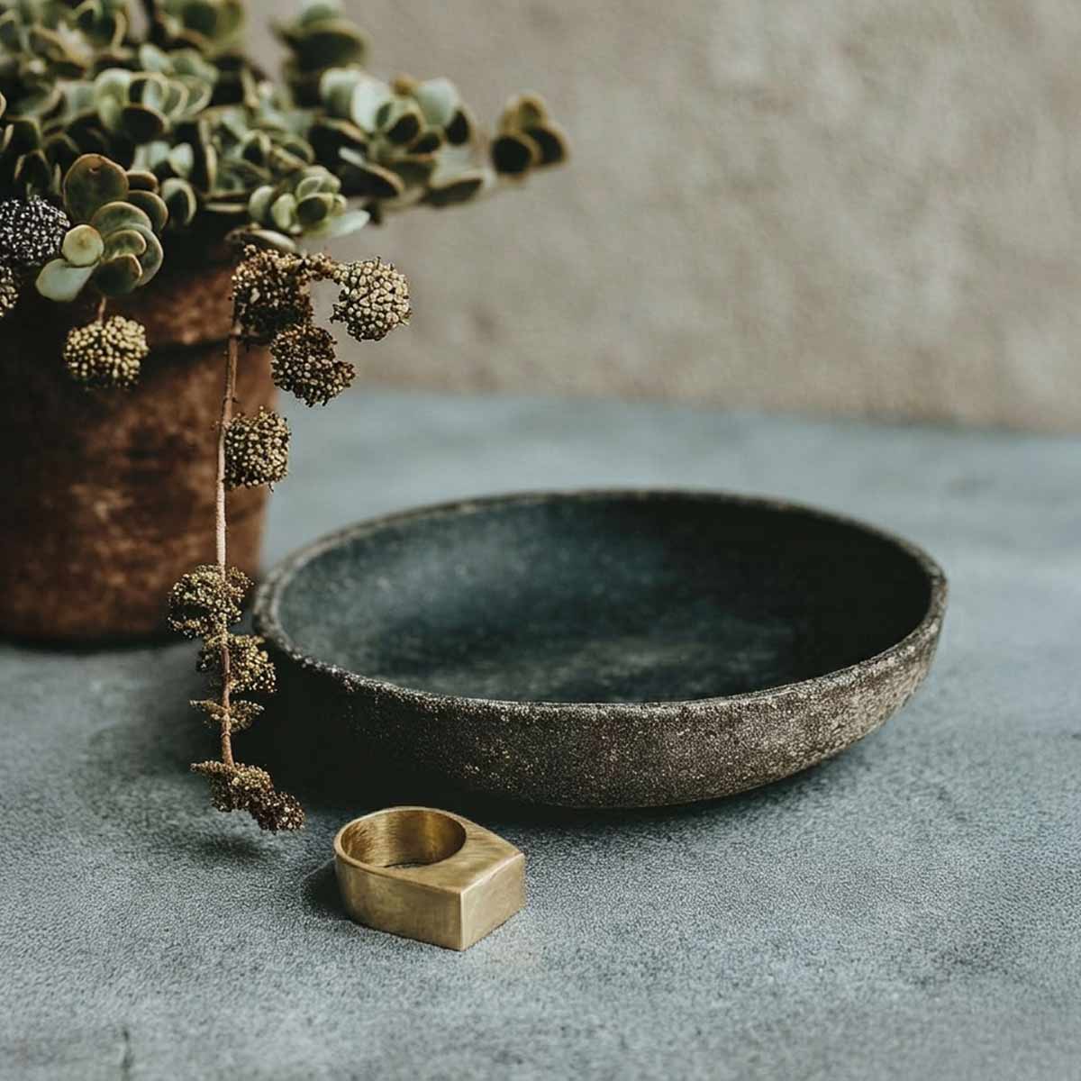PINKY SEAL RING / טבעת חותם לזרת - studio oh design