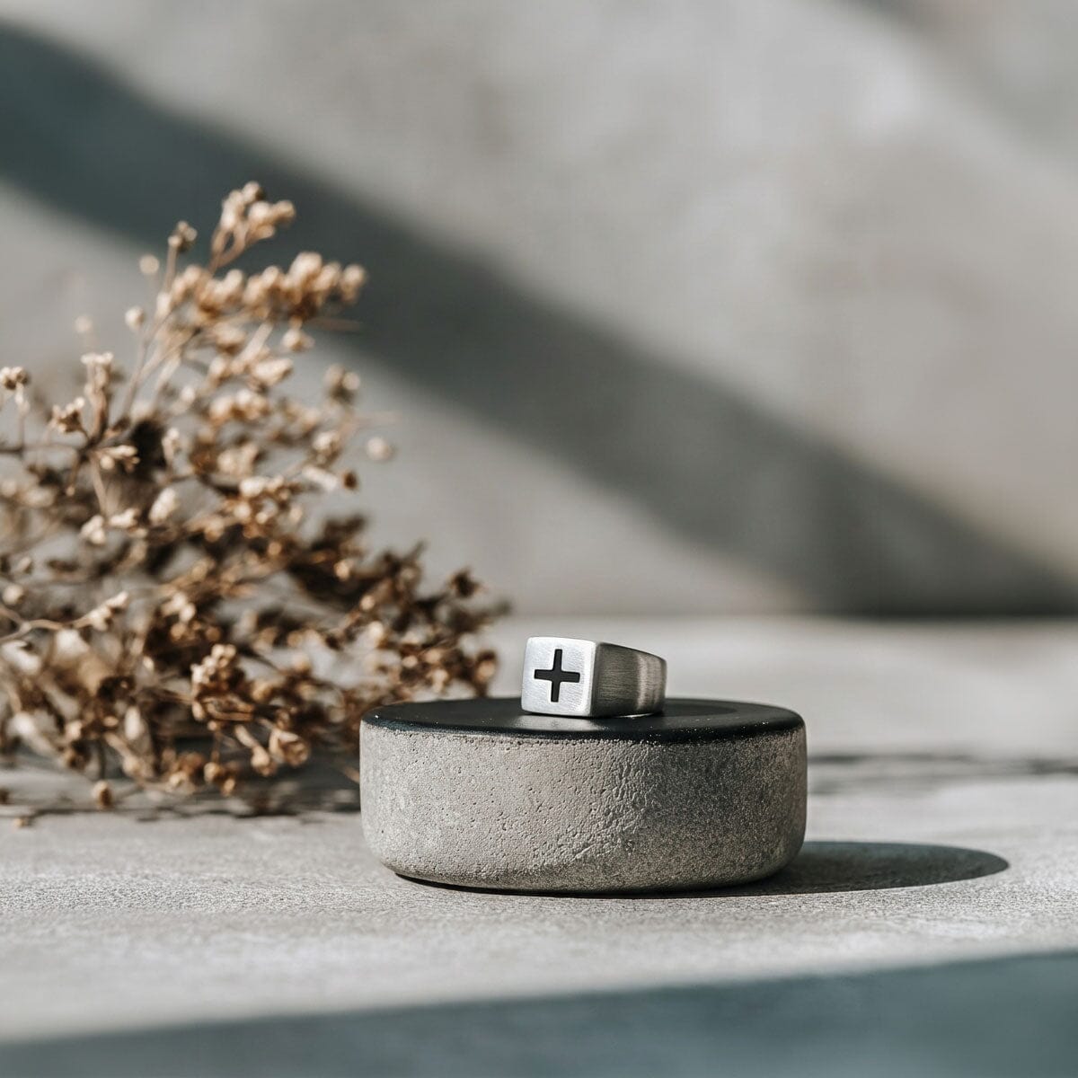 silver plus ring / טבעת פלוס כסף - studio oh design