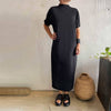 black poly dress  /  שמלת פולי שחורה - studio oh design