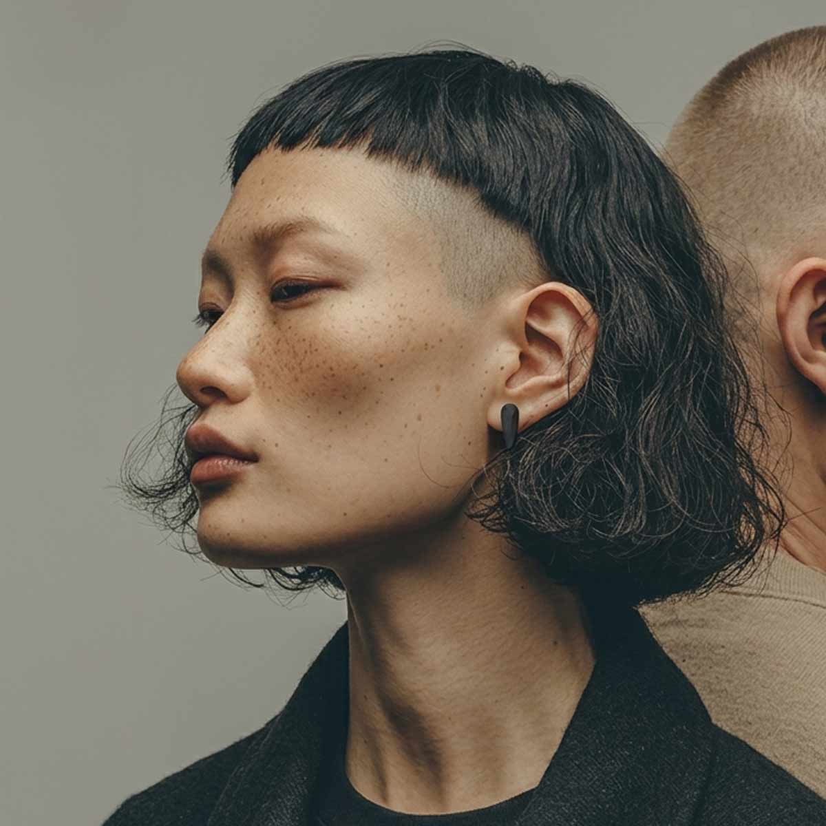 polymer spike earrings / עגילי ספייק קצר מפולימר - studio oh design