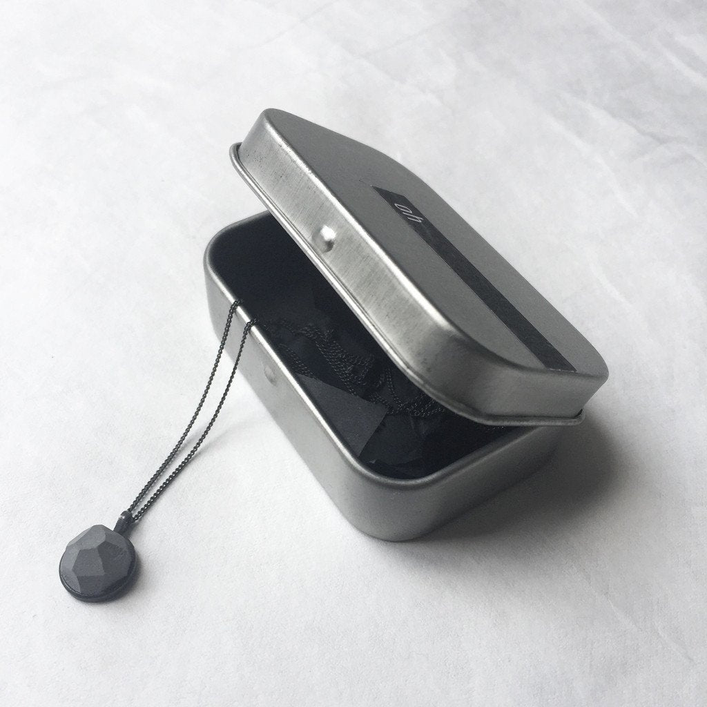 10mm silver coin+polymer Necklace / שרשרת תושבת כסף + פולימר - studio oh design