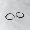 20mm Silver Hoop Earrings / עגילי ג'יפסי - studio oh design