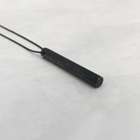 30mm Silver Cylinder necklace - unisex / שרשרת גליל קצר - יוניסקס - studio oh design