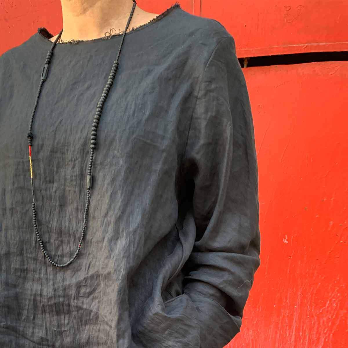 One of a kind Long BOHO necklace / שרשרת בוהו ארוכה - studio oh design