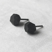polymer gem stud earrings / עגילי פולימר - studio oh design