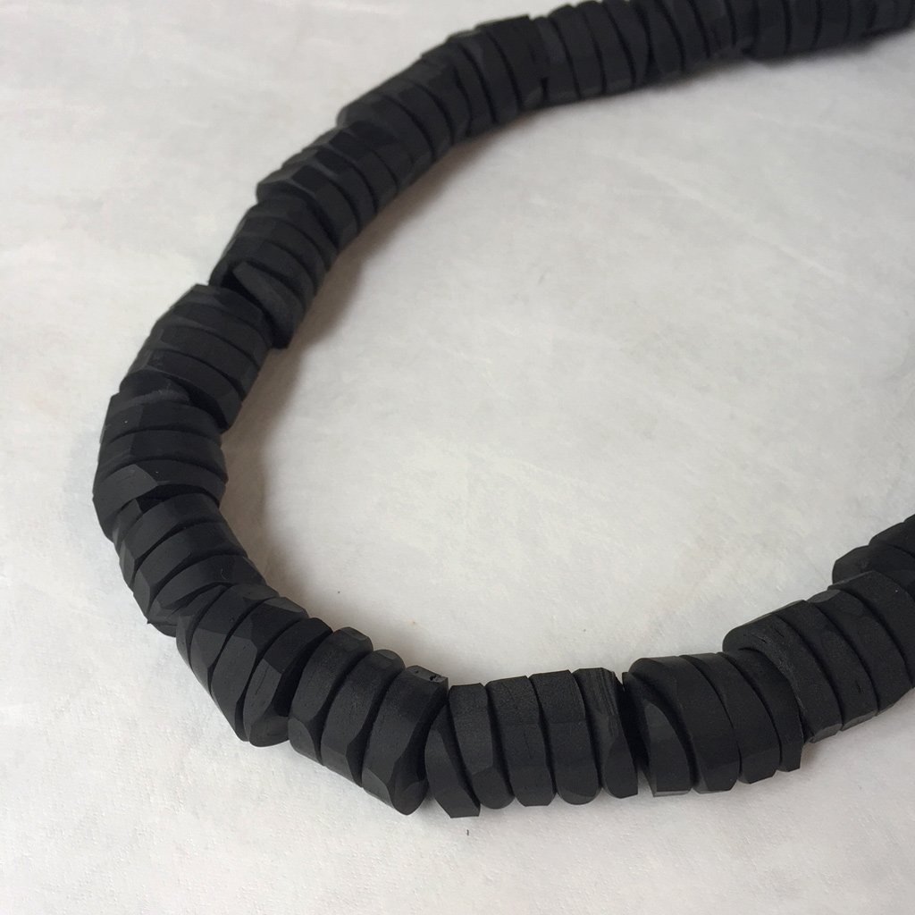 Curly cuted beaded necklace / שרשרת סליל חתוך - studio oh design