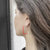 Red D earrings / אדומים D עגילי - studio oh design