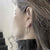 large narrow J earrings /  צרים גדולים J עגילי - studio oh design