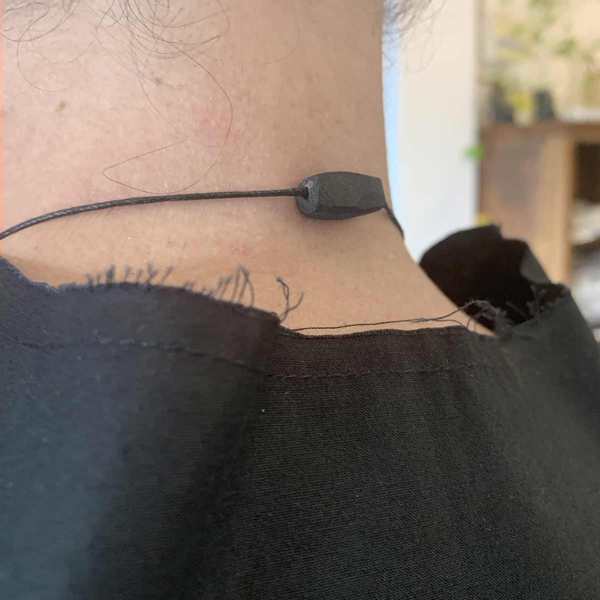 Horizontal rectangle necklace / שרשרת מלבן אופקי - studio oh design