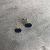 oval  Goldfield earrings / עגילים אובליים גולדפילד - studio oh design