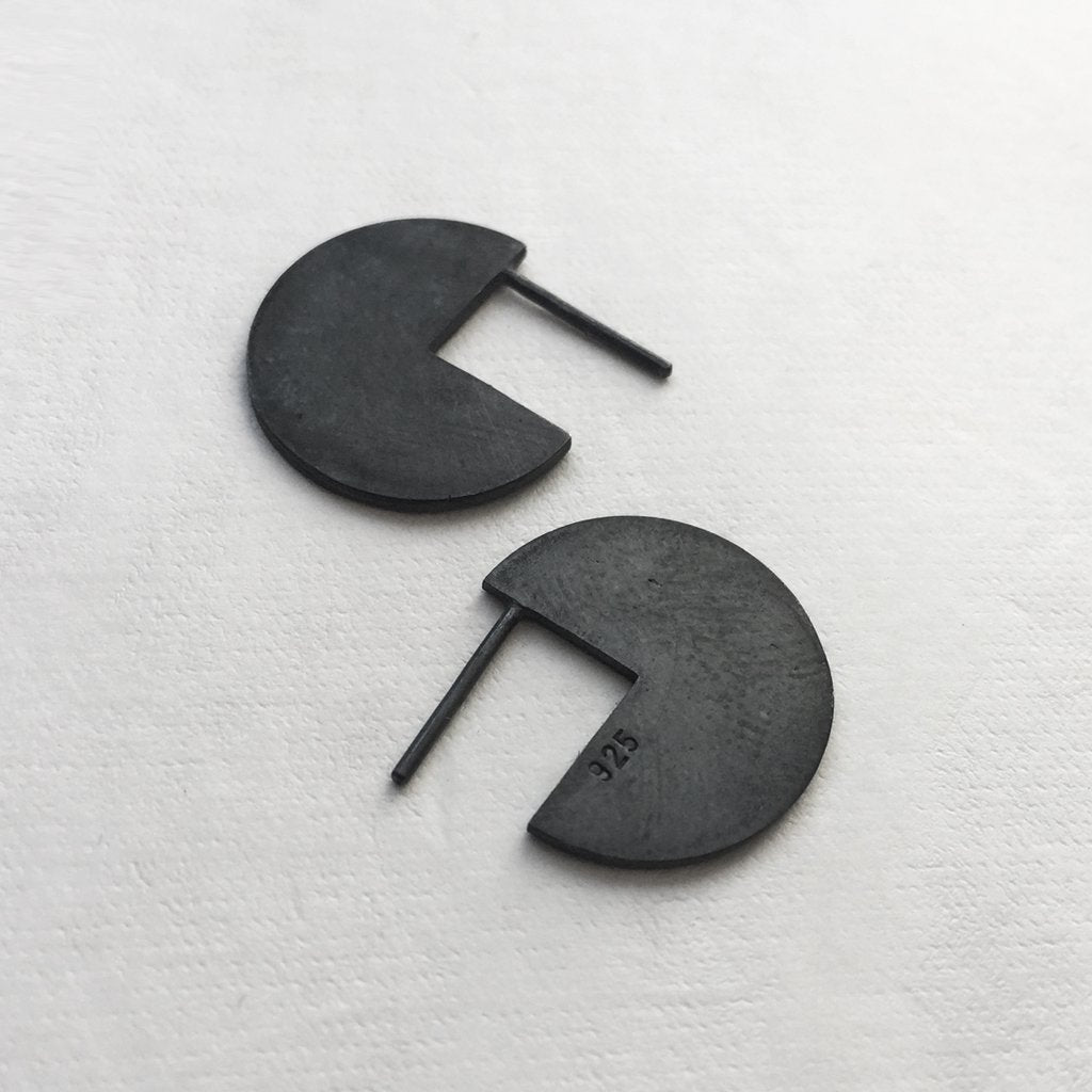 Pacman earrings / עגילי פקמן - studio oh design