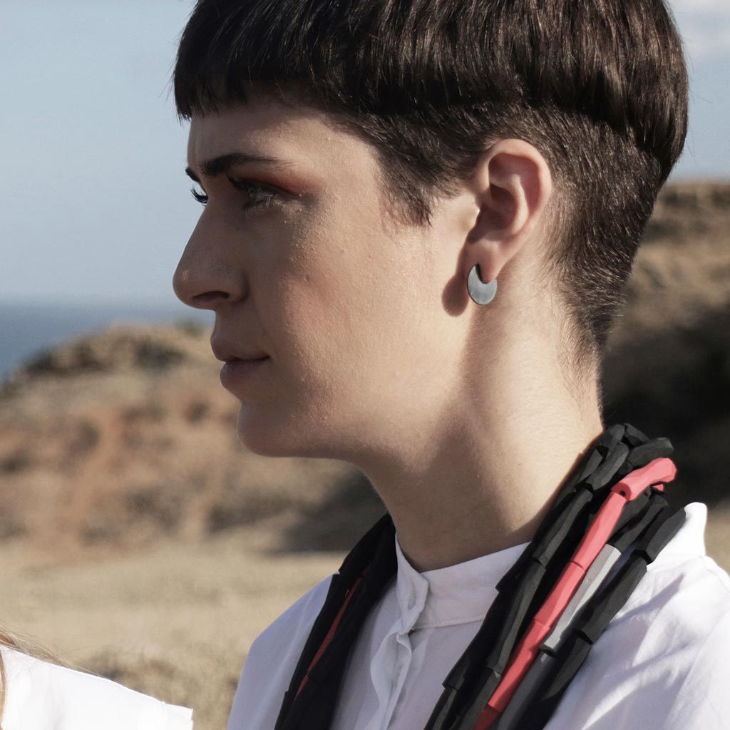 Pacman earrings / עגילי פקמן - studio oh design