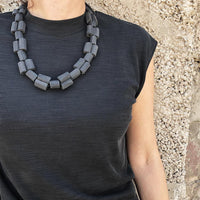 Tubes woven necklace - studio oh design