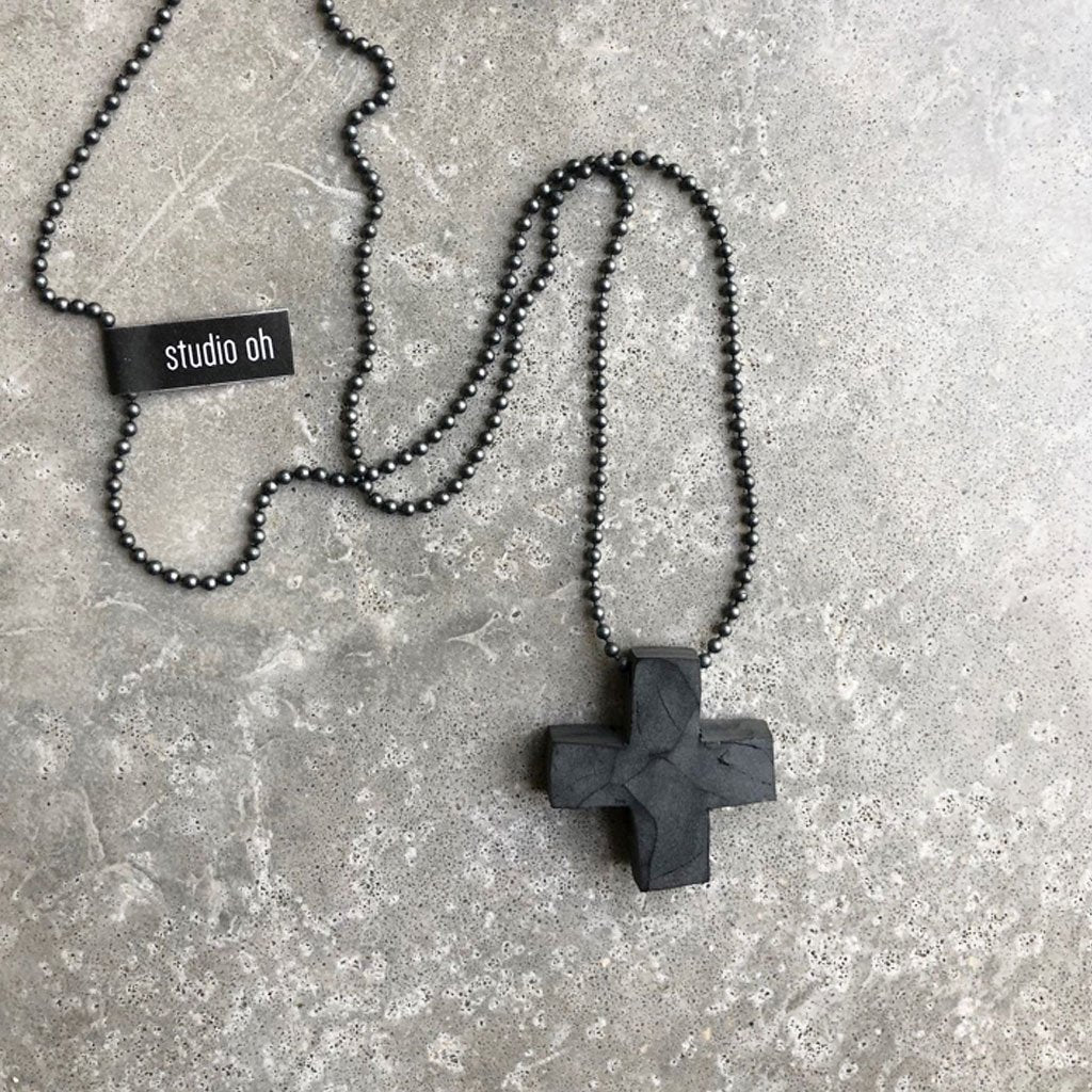 Plus necklace - unisex / שרשרת פלוס - studio oh design