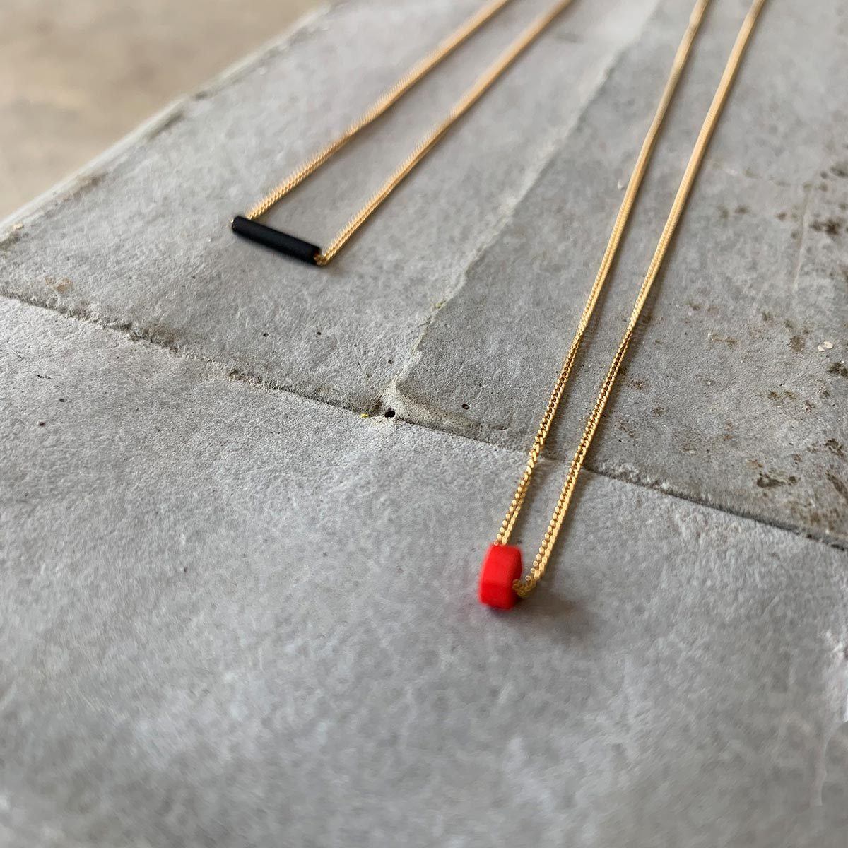 Kav Necklace / שרשרת קו שחור - studio oh design