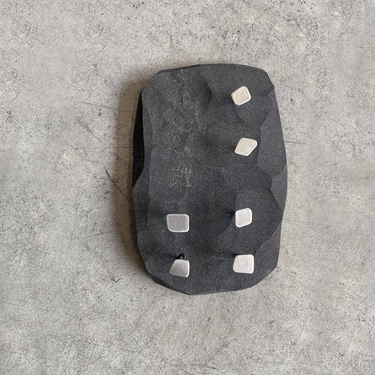 Amorphous square earrings /  עגילי ריבוע אמורפי - studio oh design