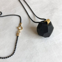 gold plate ball necklace / שרשרת כדור גדול - studio oh design