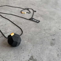 gold plate ball necklace / שרשרת כדור גדול - studio oh design