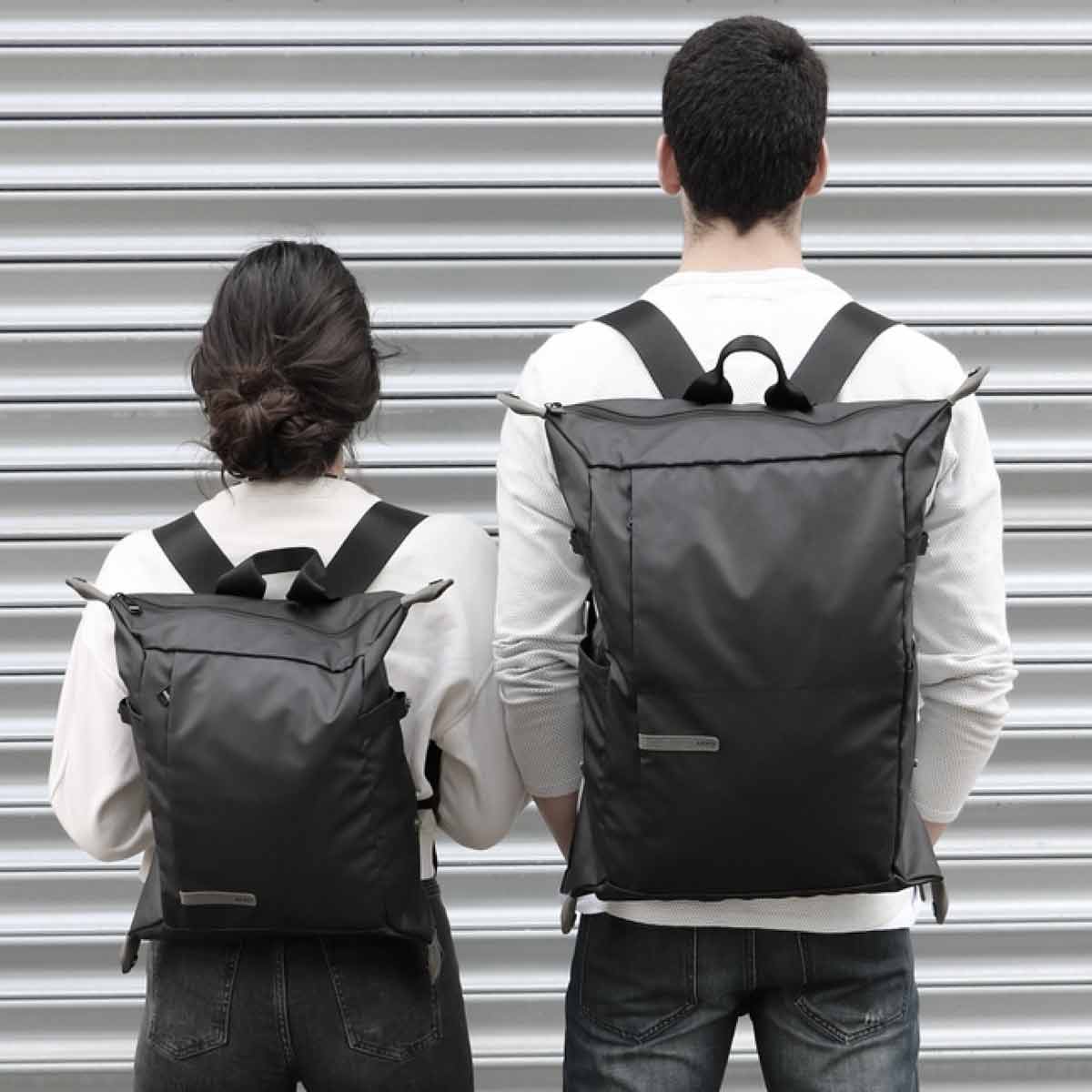 Ragnar PURx Carbon bag  /   תיק גב רגנר שחור גדול - studio oh design