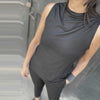 Lenny black cotton top  /  חולצת לני שחורה כותנה - studio oh design
