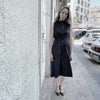 black dress/ שמלה שחורה פרומה - studio oh design